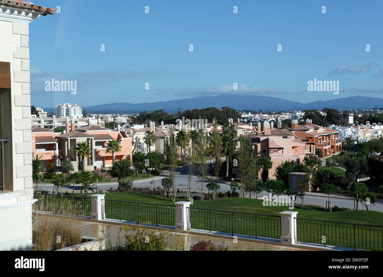 Blick auf Lagos, Algarve, Portugal Stockfoto