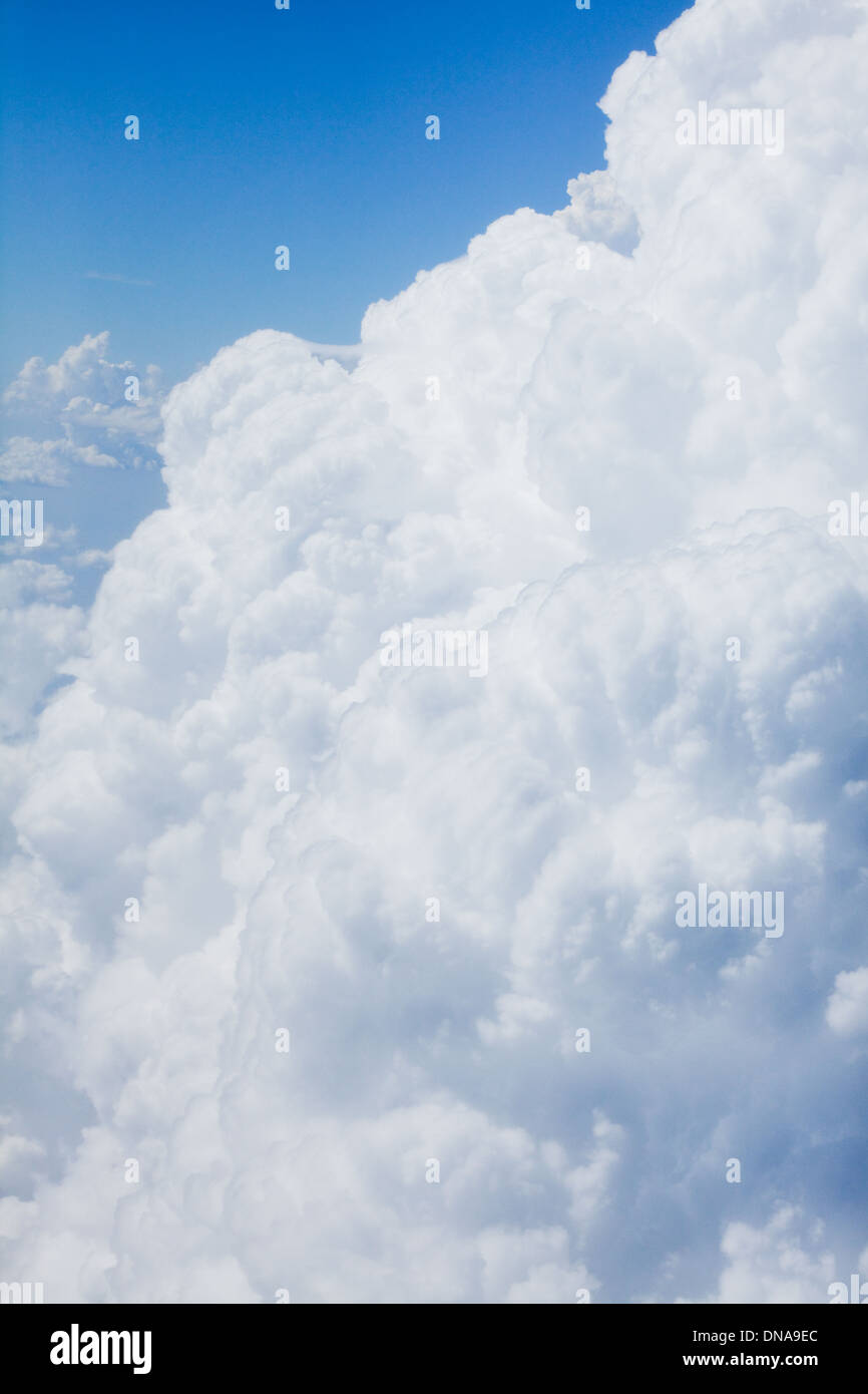 Wolken, Luft, Himmel, Wetter, geschwollene weiße Wolke Stockfoto