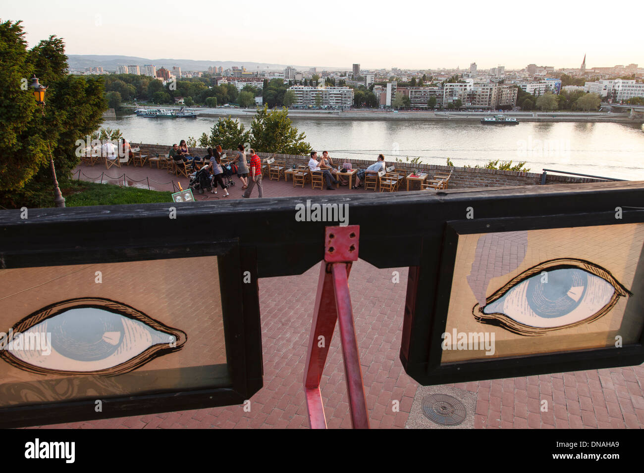Auf Petrovaradin Zitadelle, Novi Sad, Serbien, Europa Stockfoto