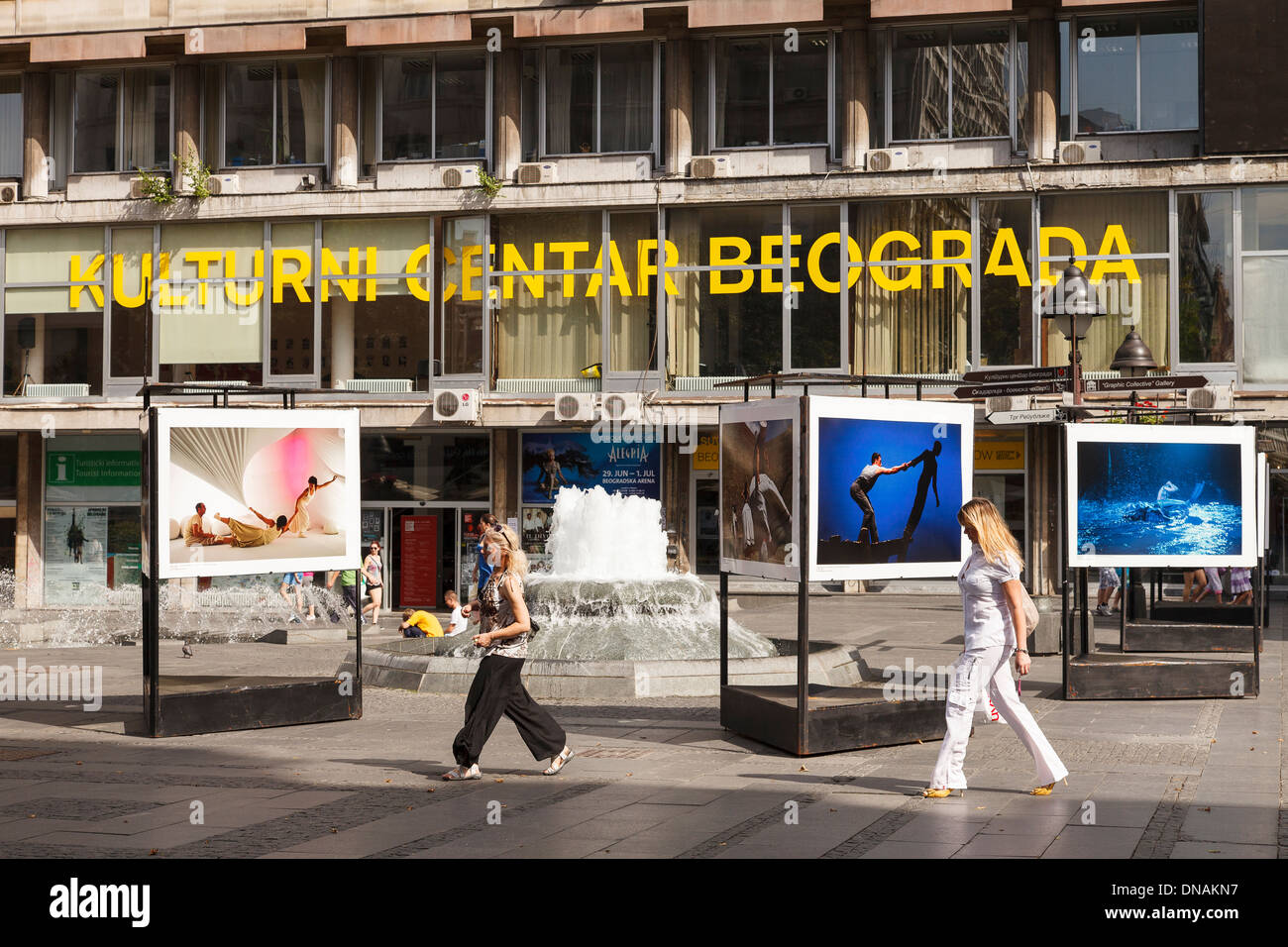 Kulturzentrum, Belgrad, Serbien Stockfoto