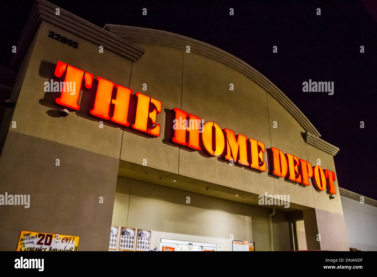 Home Depot Stores in West Hills Kalifornien Stockfoto