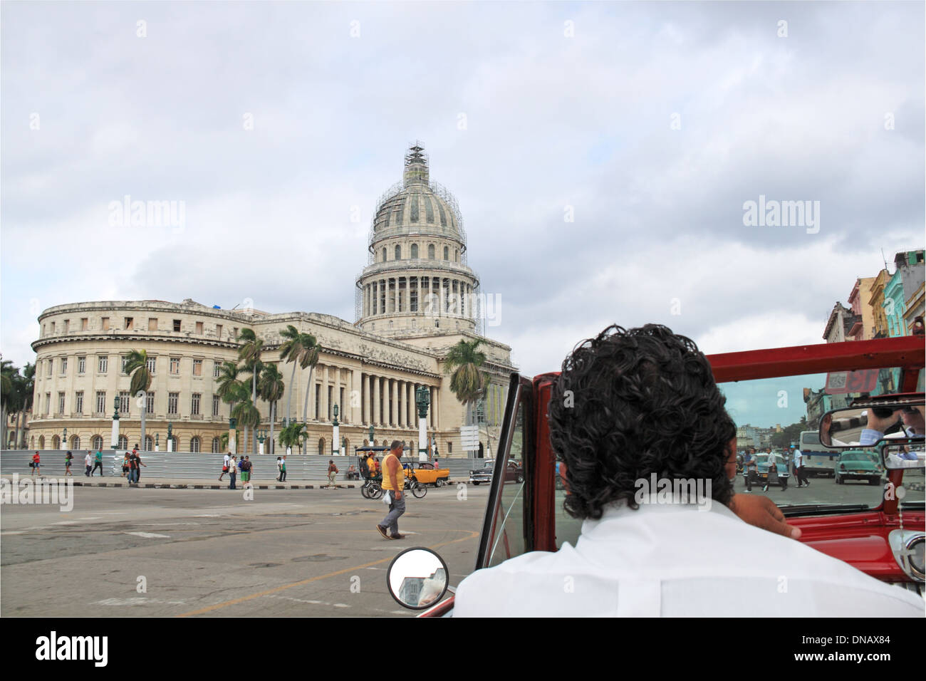 Capitolio, Paseo de Martí (aka Paseo del Prado), Alt-Havanna (La Habana Vieja), Kuba, Karibik, Mittelamerika Stockfoto