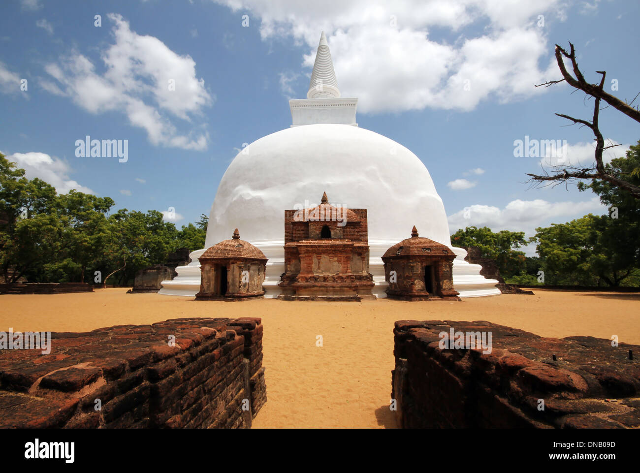 Kiri Vihara Stupa, Polonnaruwa, Sri Lanka Stockfoto