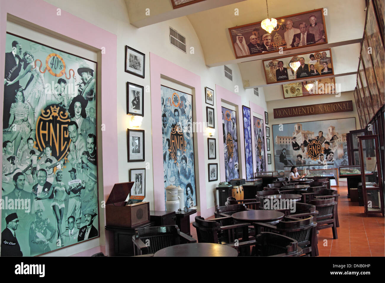 Bar Vista al Golfo Hotel Nacional de Cuba, Calle 0, Vedado, Havanna, Kuba, Karibik, Mittelamerika Stockfoto