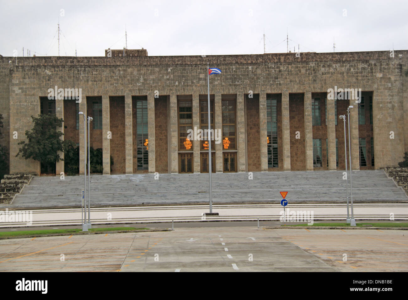 Comité Central del Partido Comunista de Cuba, Palacio De La Revolución, Vedado, Havanna, Kuba, Karibik, Mittelamerika Stockfoto