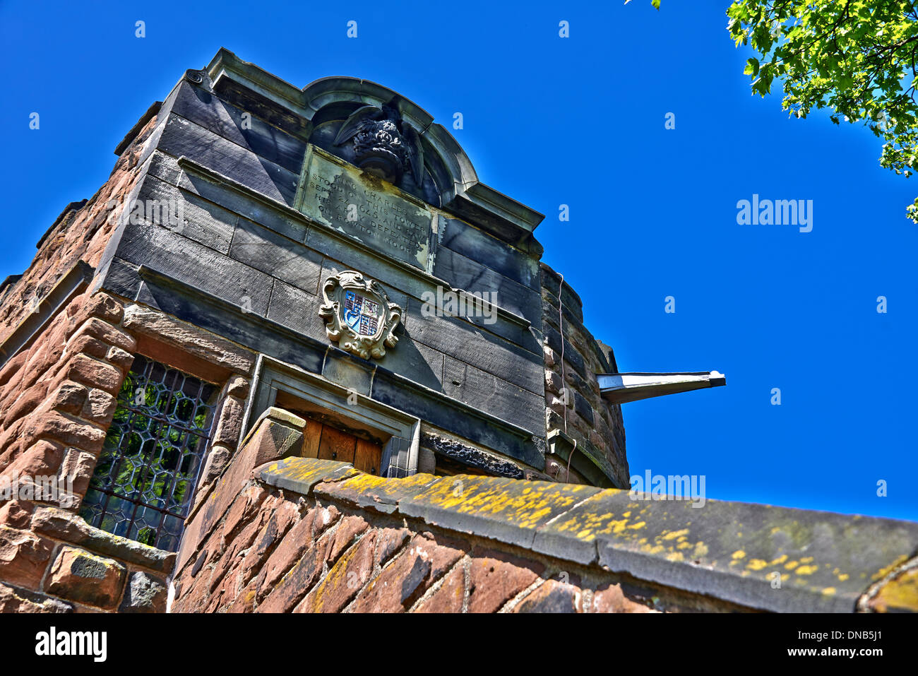 Chester Nordwestengland der römischen Mauern Stockfoto