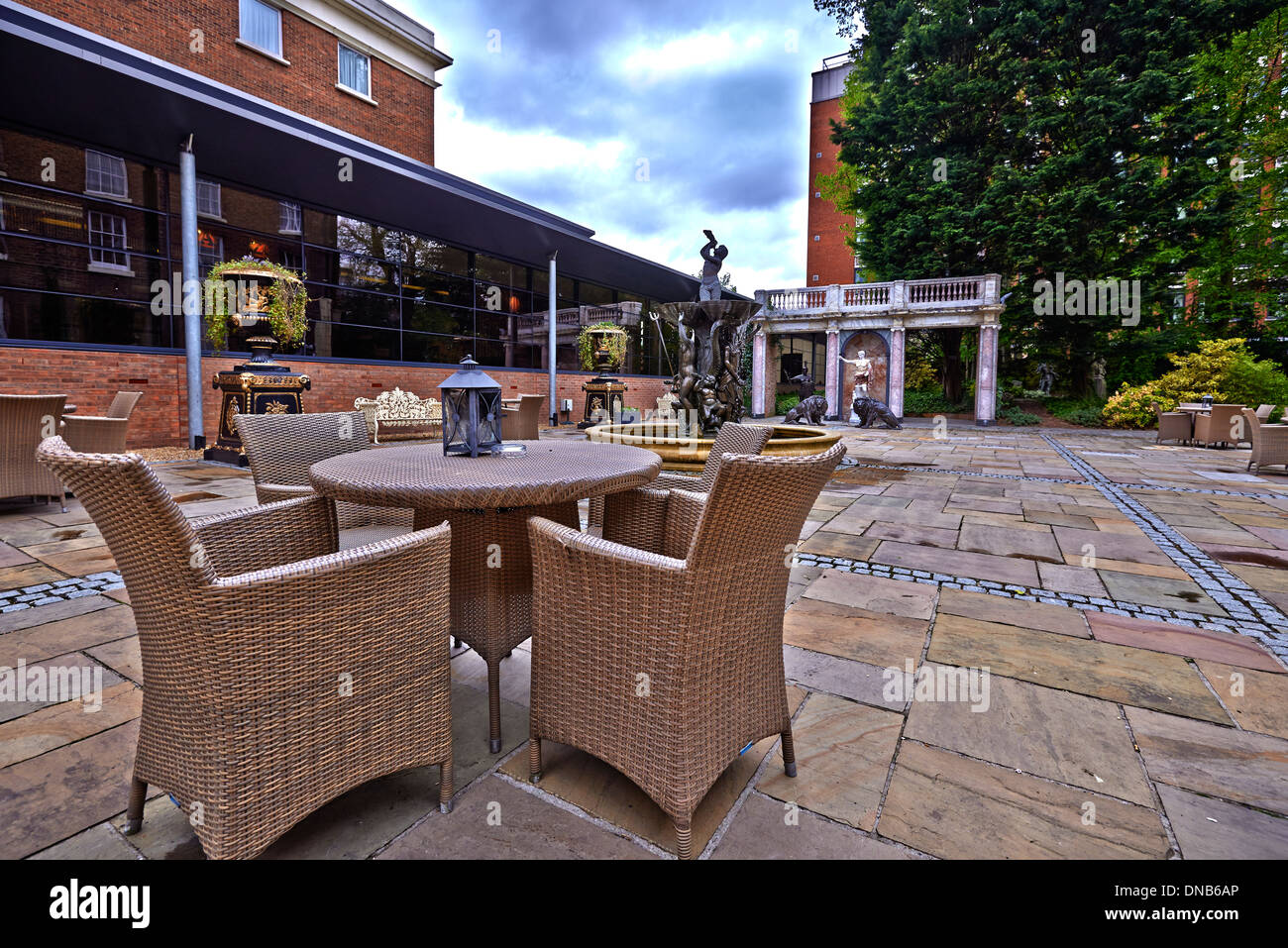 Das Queen Hotel in Chester UK Stockfoto