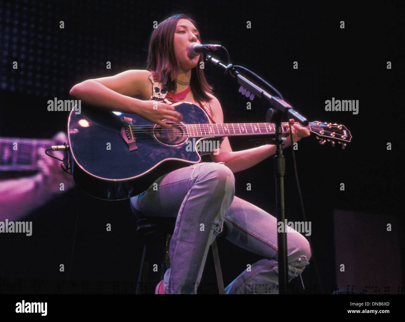 MICHELLE BRANCH U.S. Sänger im Jahr 2001. Foto Jeffrey Mayer Stockfoto
