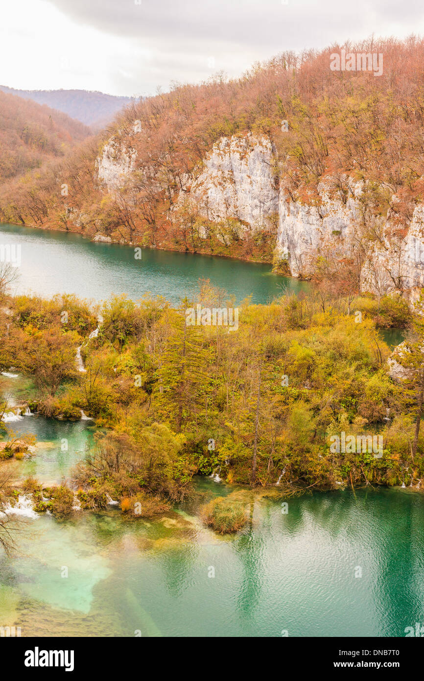 Nationalpark Plitvicer Seen in Kroatien Stockfoto