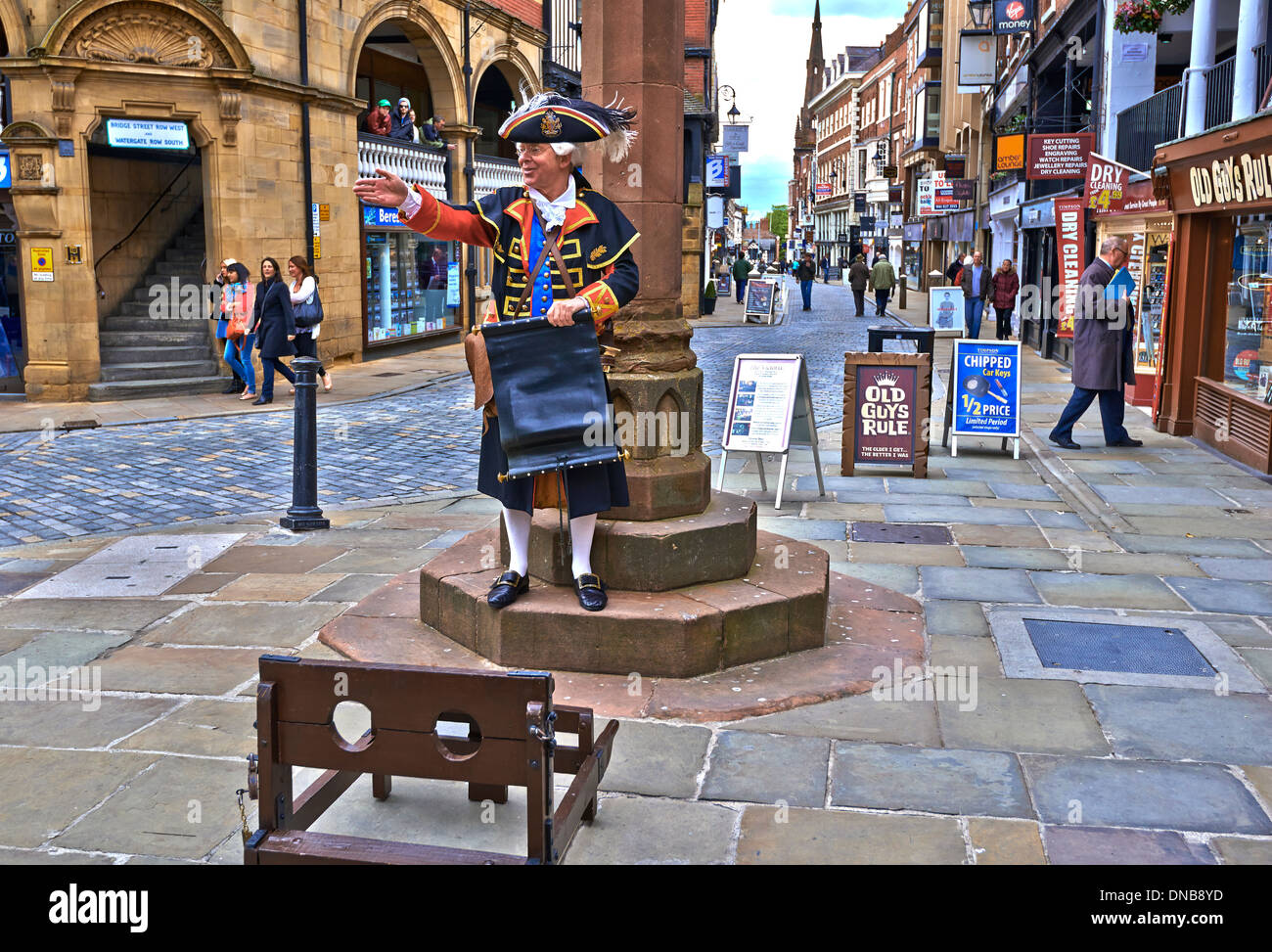 Chester City Nord-West-England Stockfoto