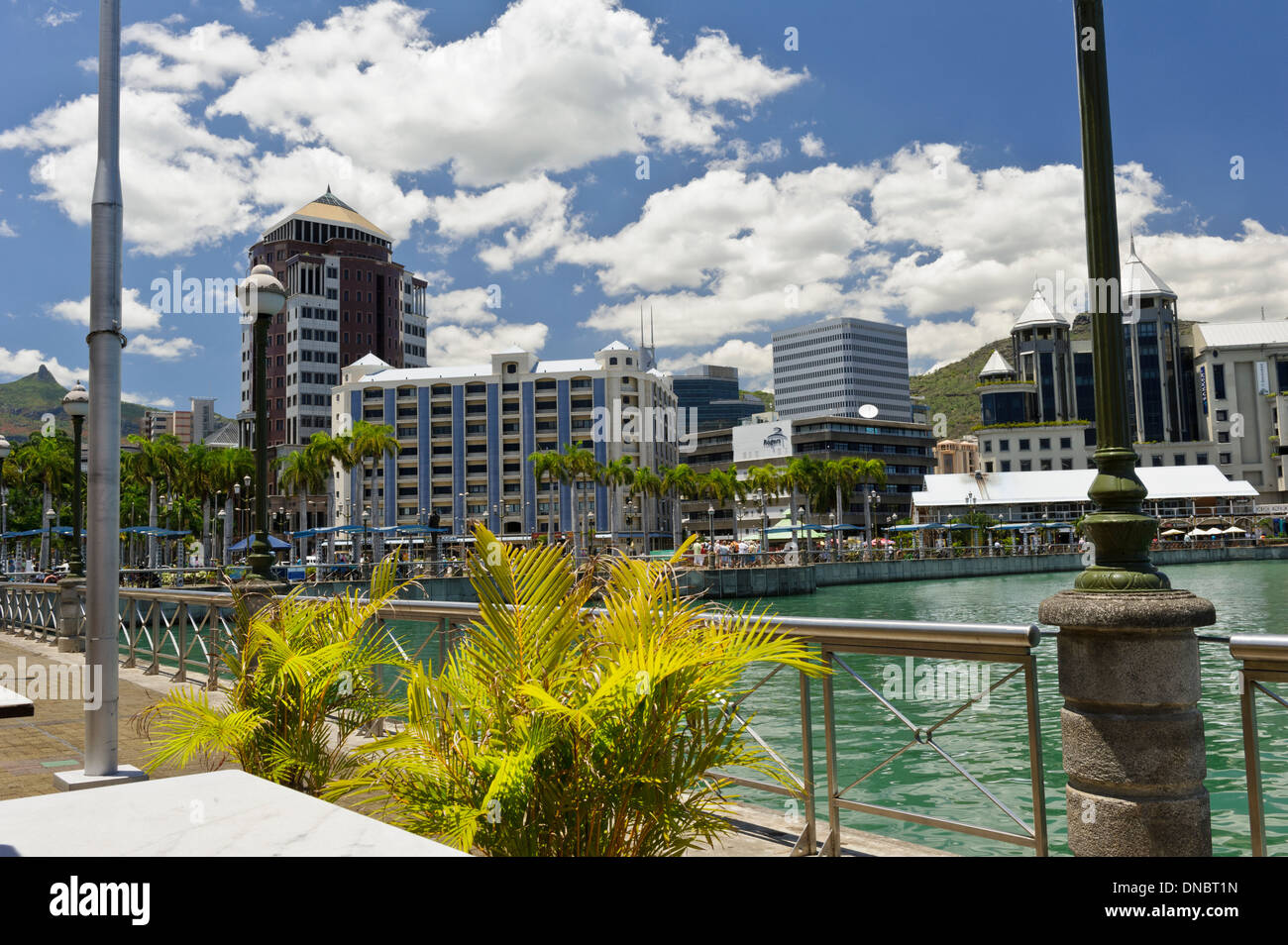 Caudan Waterfront, Port Louis, Mauritius. Stockfoto