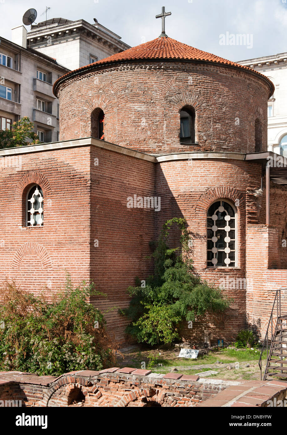 Die Kirche St. George (Rotunde), gilt als das älteste Gebäude in Sofia, der Hauptstadt von Bulgarien. Stockfoto