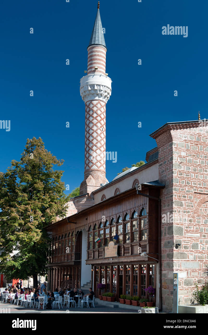 Die Dzhumaya Moschee in Plovdiv, die zweitgrößte Stadt in Bulgarien. Stockfoto