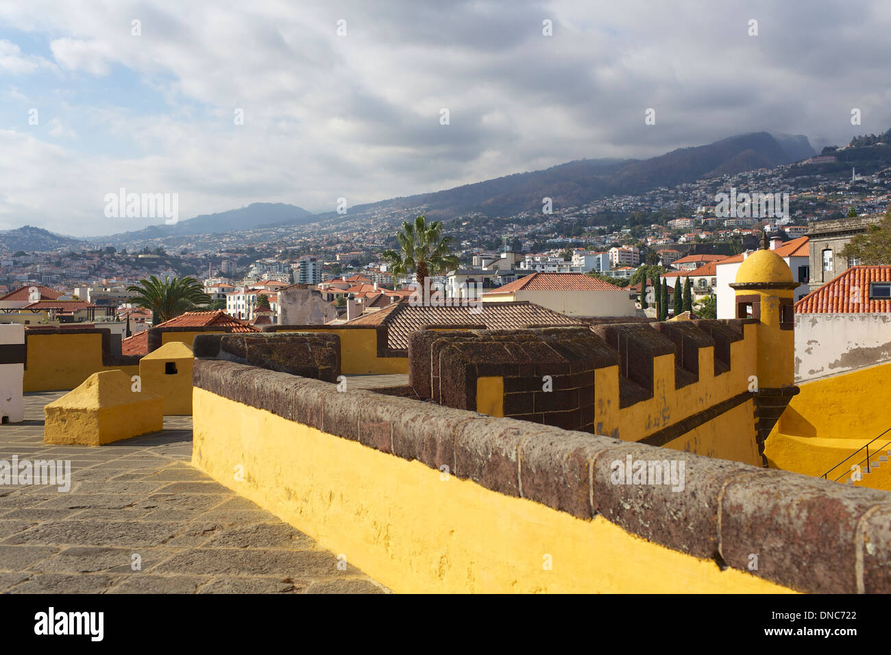 Blick auf Funchal von der alten Festung, Funchal, Madeira Stockfoto