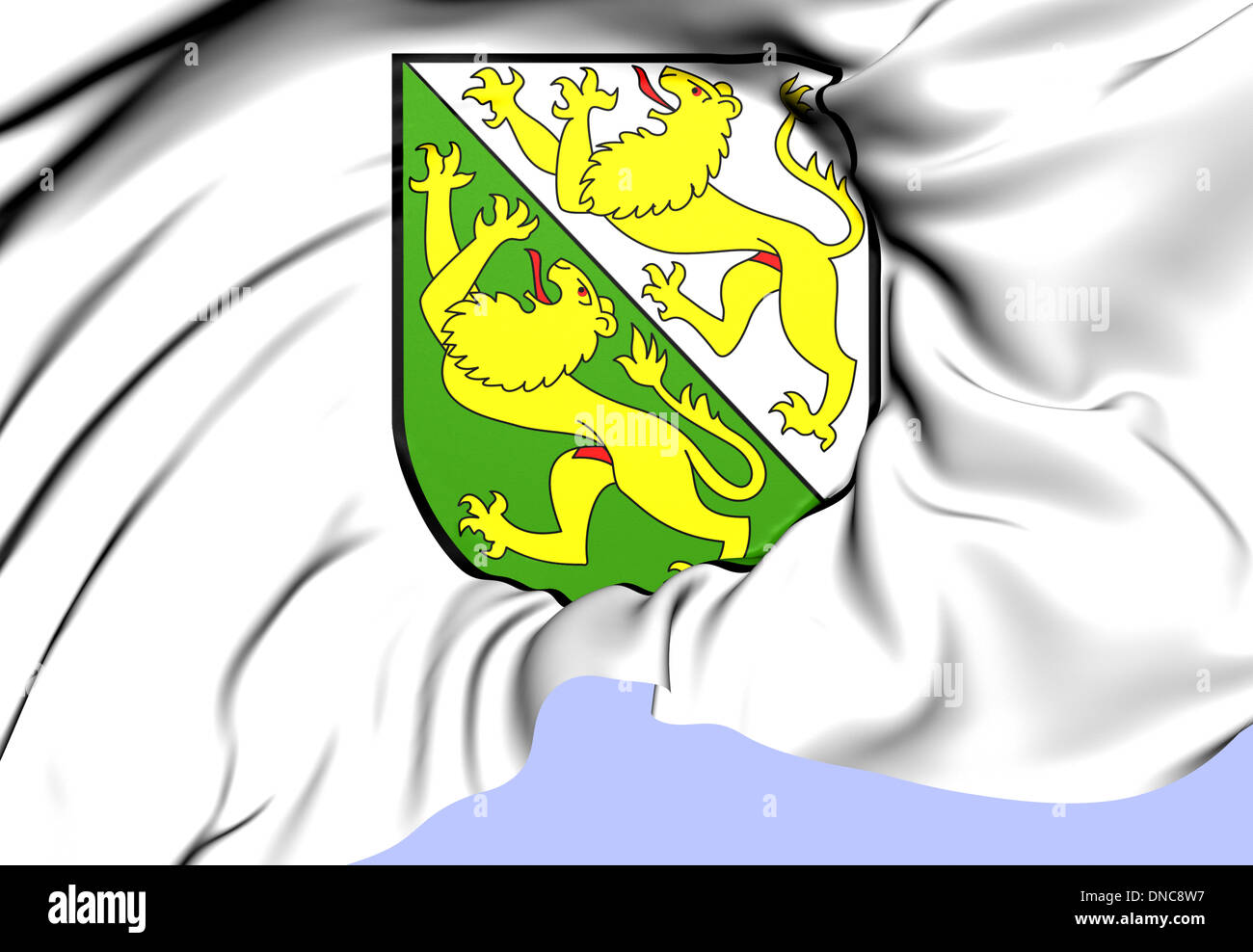 Thurgauer Wappen, Schweiz. Hautnah. Stockfoto