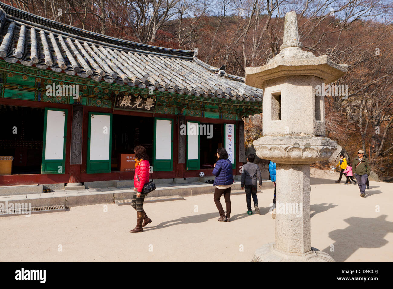 Seokgruam buddhistische Tempel Pavillon - Gyeongju, Südkorea Stockfoto