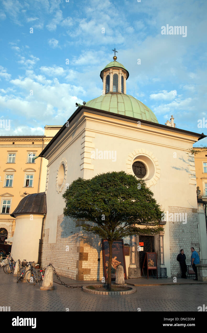 Kirche von St. Adalbert, Rynek Glowny Hauptplatz, Krakau; Cracow