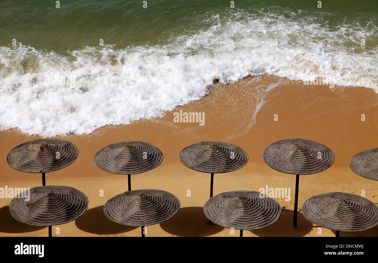 Strand von Portimao (Algarve, Portugal) Stockfoto