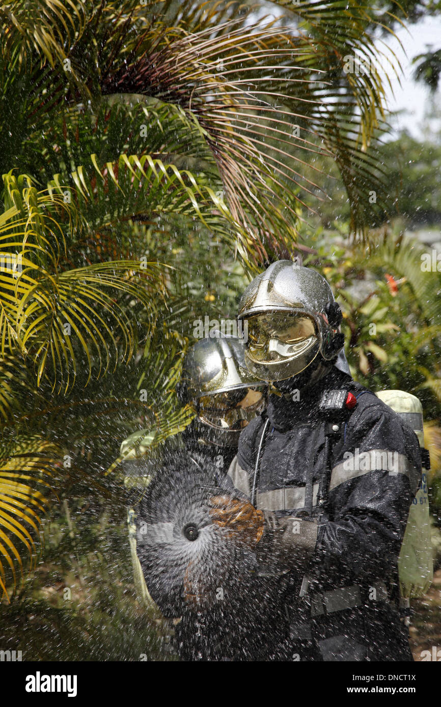 Feuerwehr von Neu-Kaledonien (Frankreich, 2011) Stockfoto