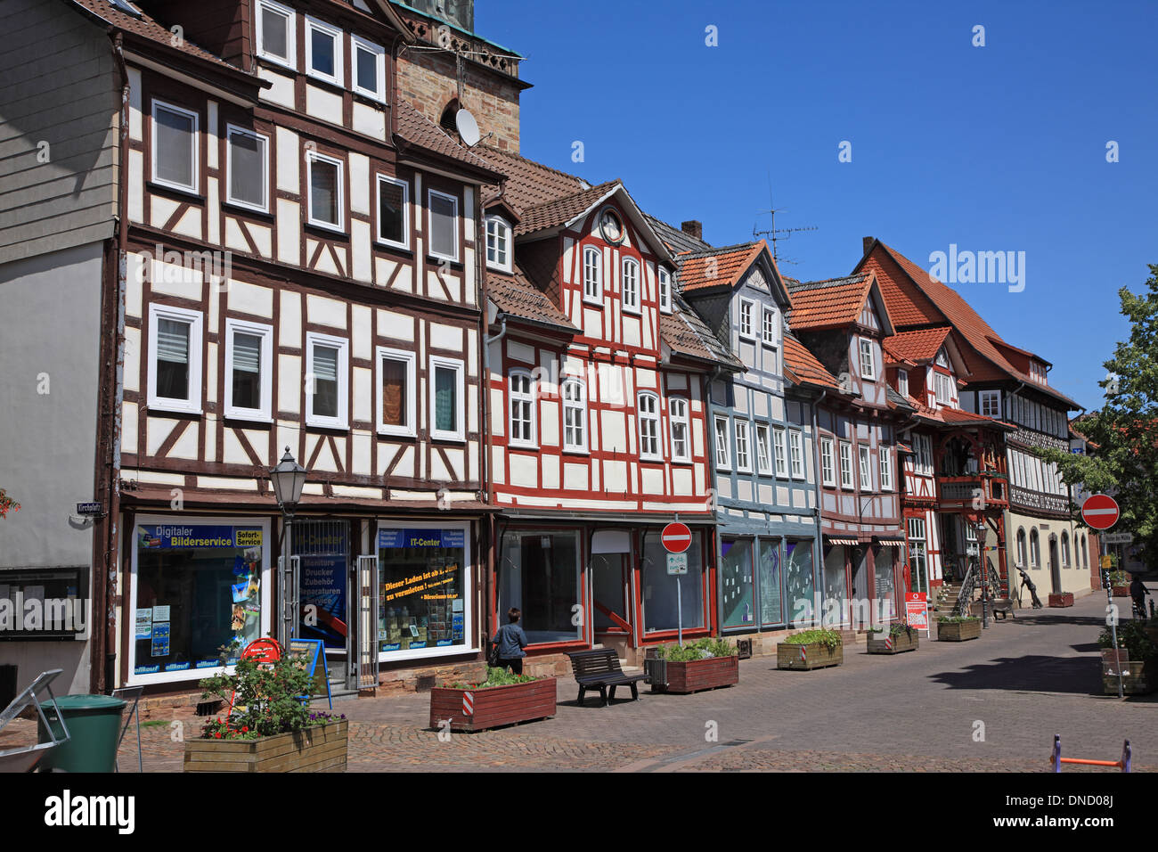 Deutschland, Hessen, Rotenburg eine der Fulda Stockfotografie Alamy