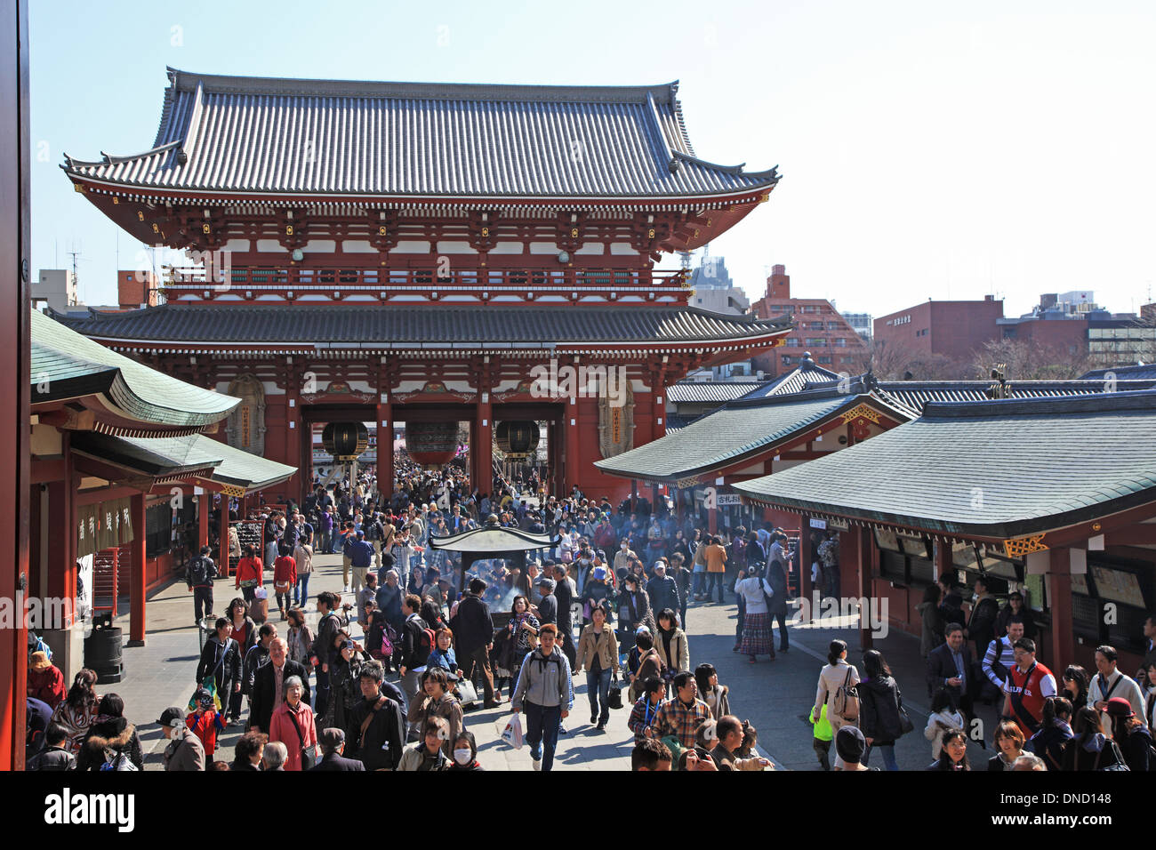 Japan, Tokio, Asakusa, Senso-Ji Tempel (Asakusa Kannon Tempel) Stockfoto
