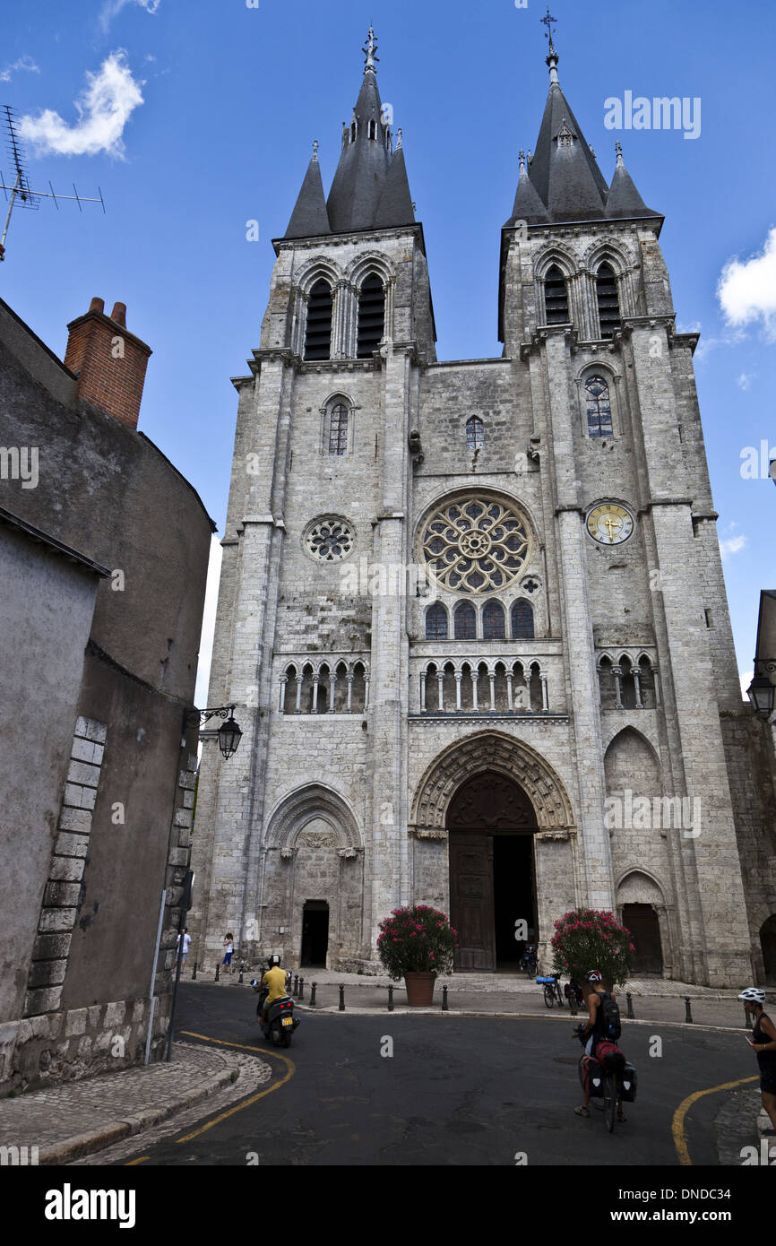Blois, die Hauptstadt des Departement Loir-et-Cher in Zentralfrankreich. Stockfoto