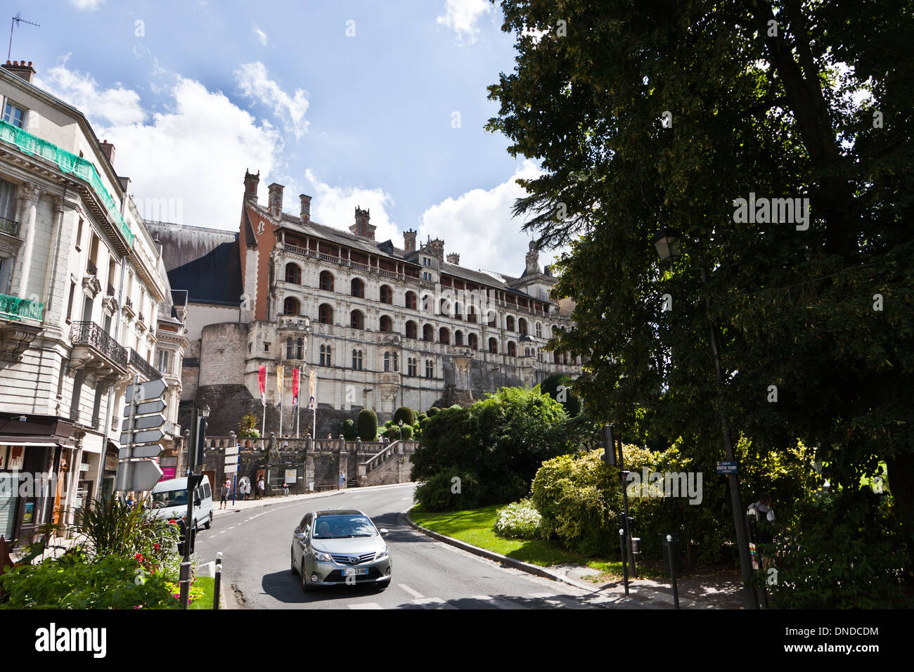 Blois, die Hauptstadt des Departement Loir-et-Cher in Zentralfrankreich, Stockfoto