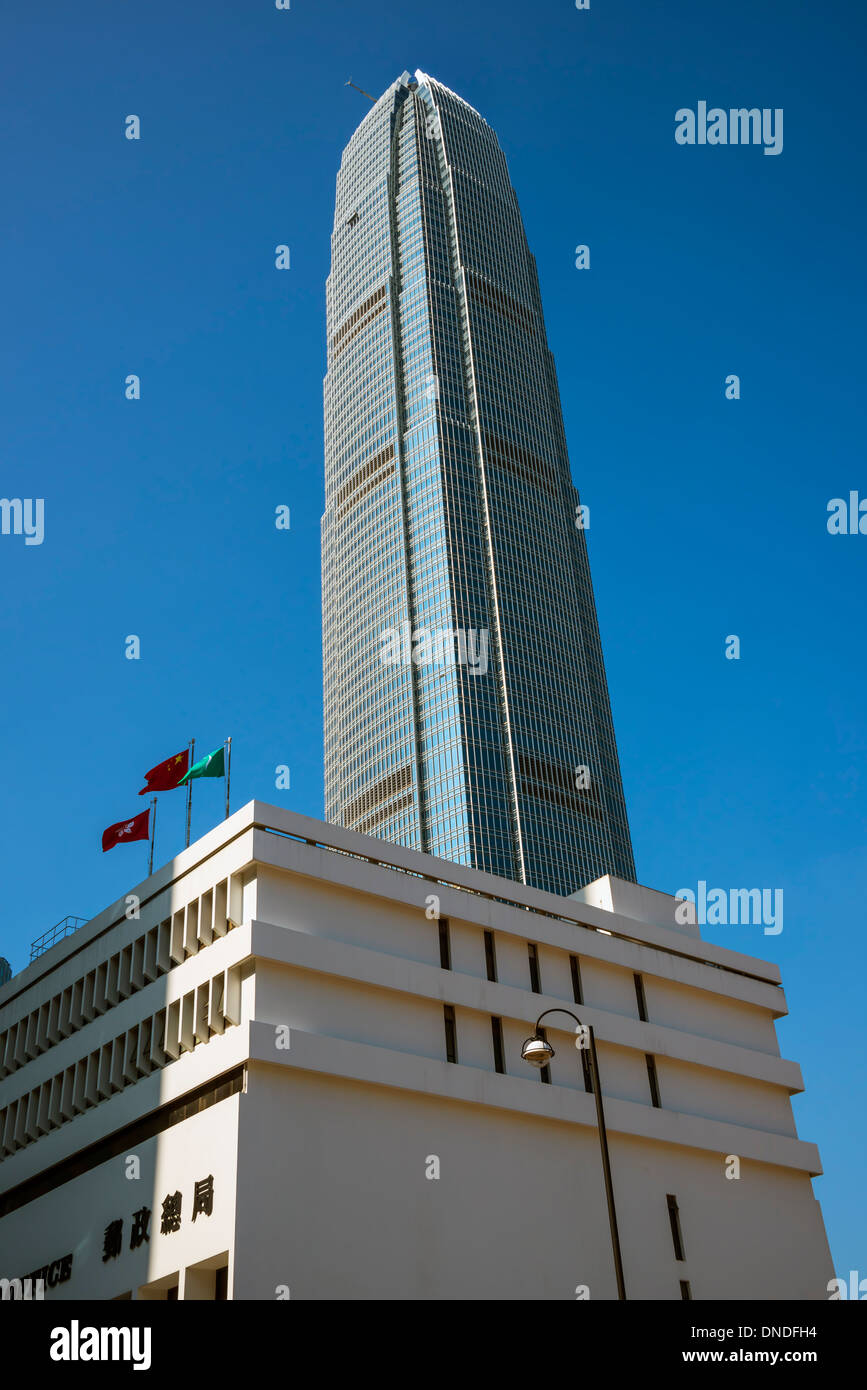 Wichtigsten Hong Kong Post und IFC Tower, Hong Kong Stockfoto