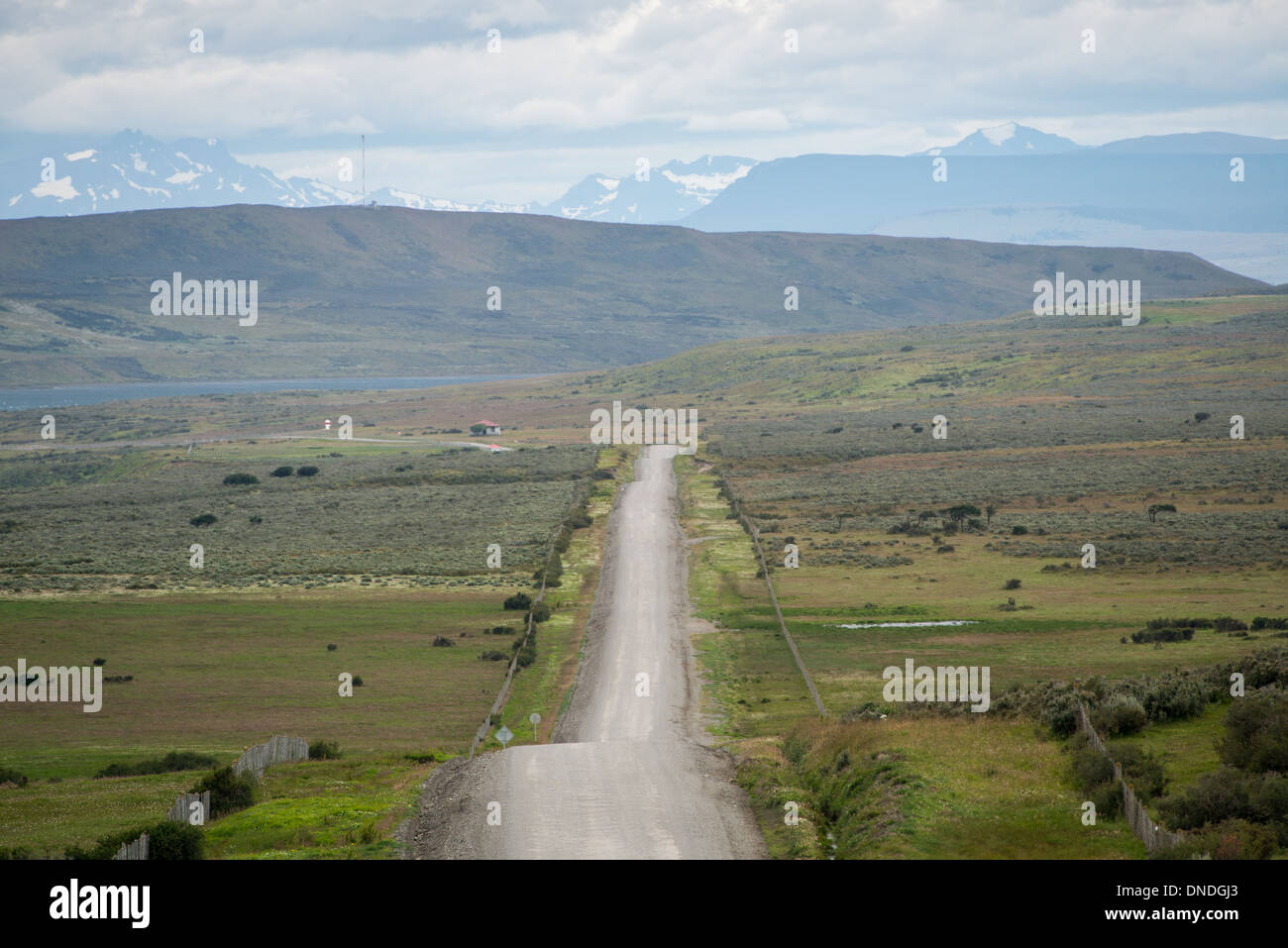 Hügeligen Straße in Berge Stockfoto