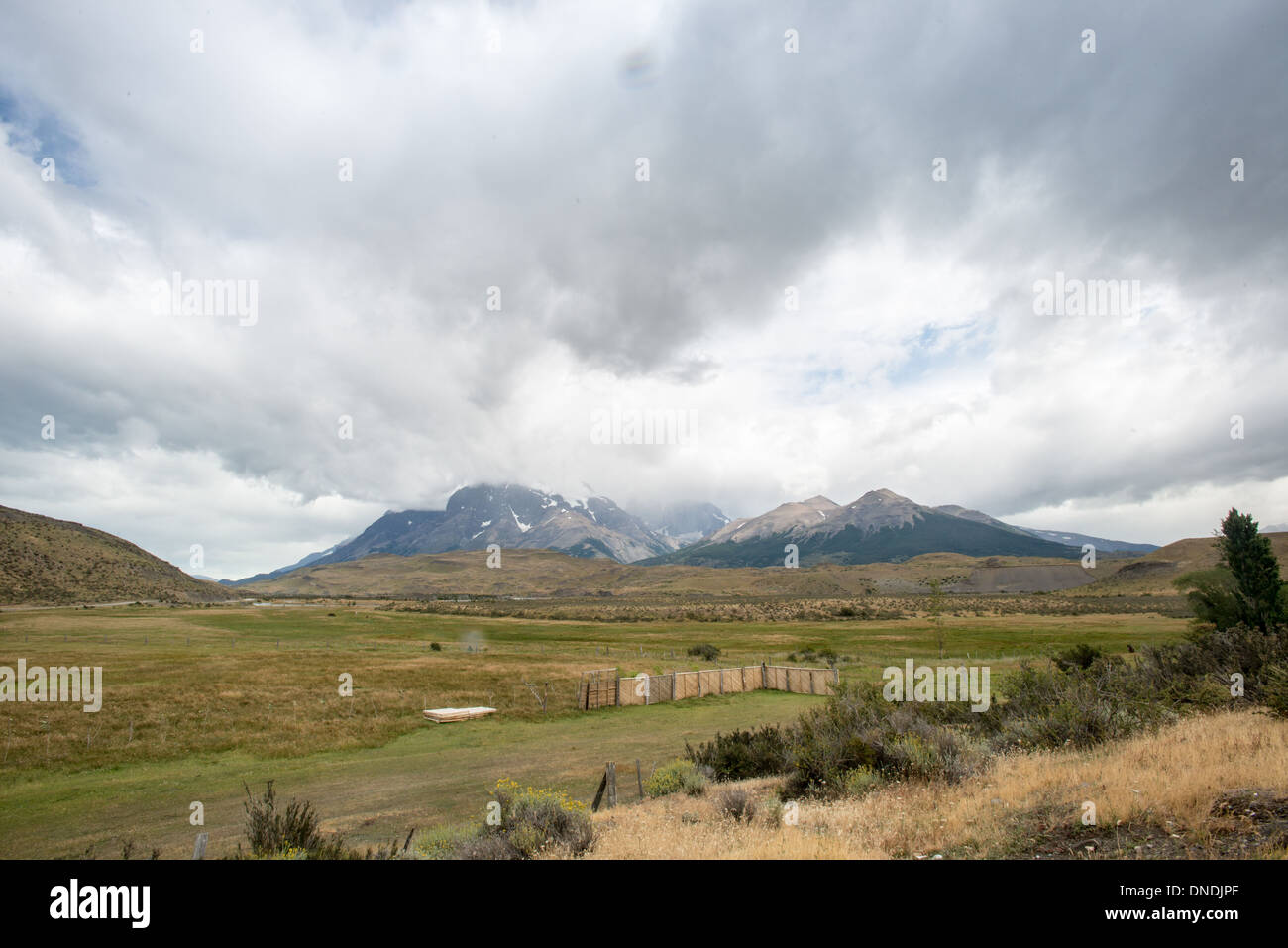 Ferne Berge Chile Stockfoto