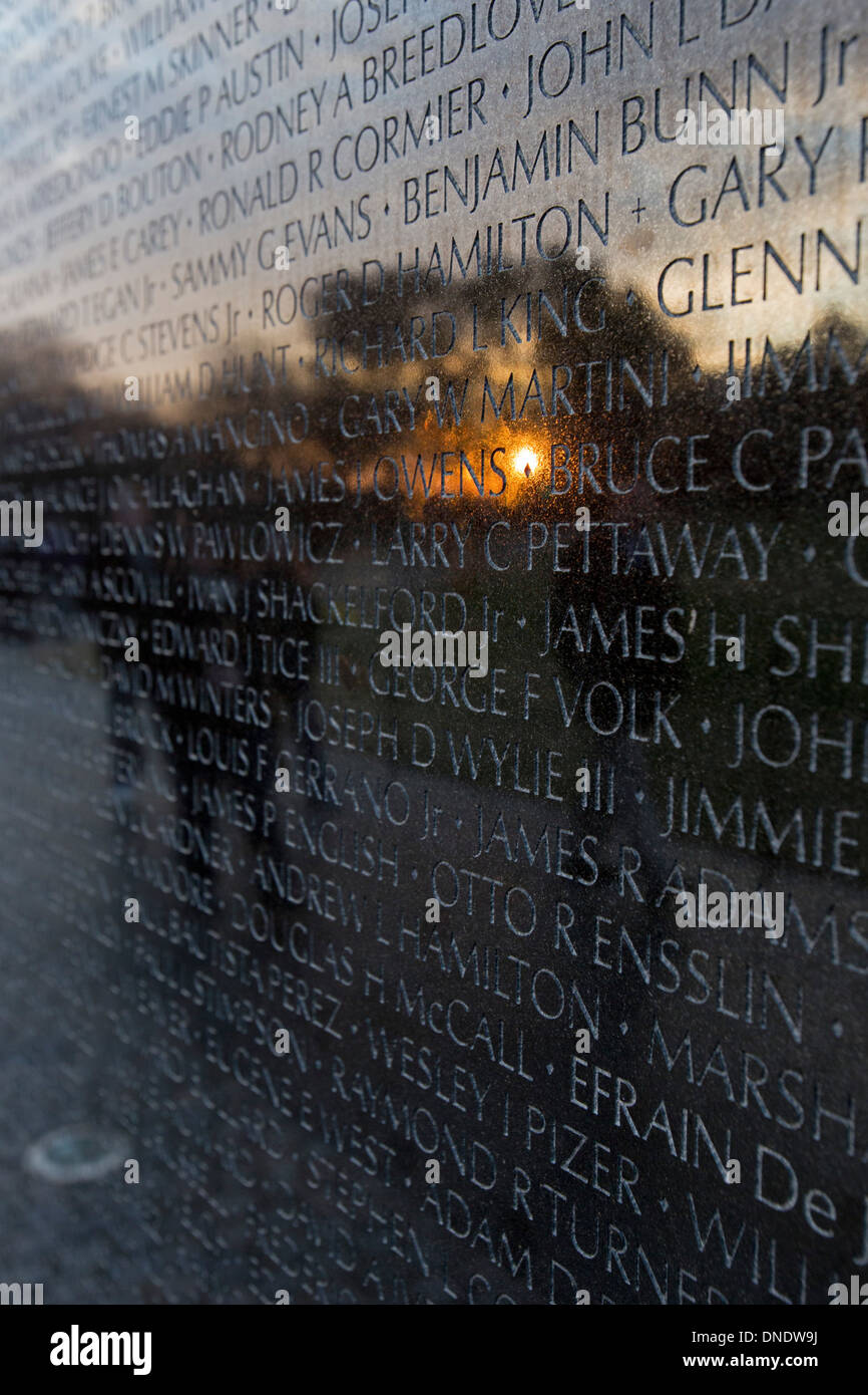 Vietnam Veterans Memorial Stockfoto