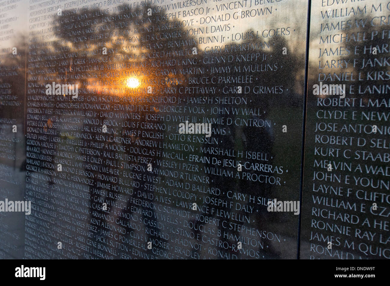 Vietnam Veterans Memorial Stockfoto