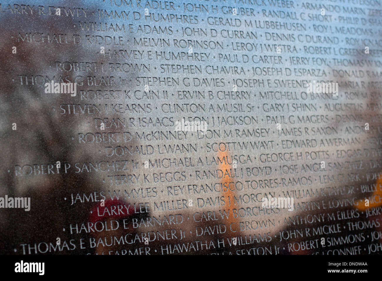 Vietnam Veterans Memorial Stockfoto