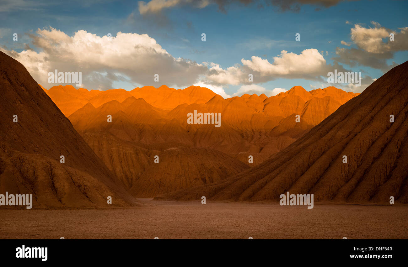 DESIERTO-COLORADO-ARGENTINIEN Stockfoto