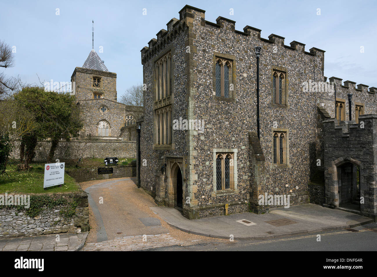 St Wilfrid Priory lange bleiben Pflegeheim für ältere Menschen Arundel Sussex UK Stockfoto