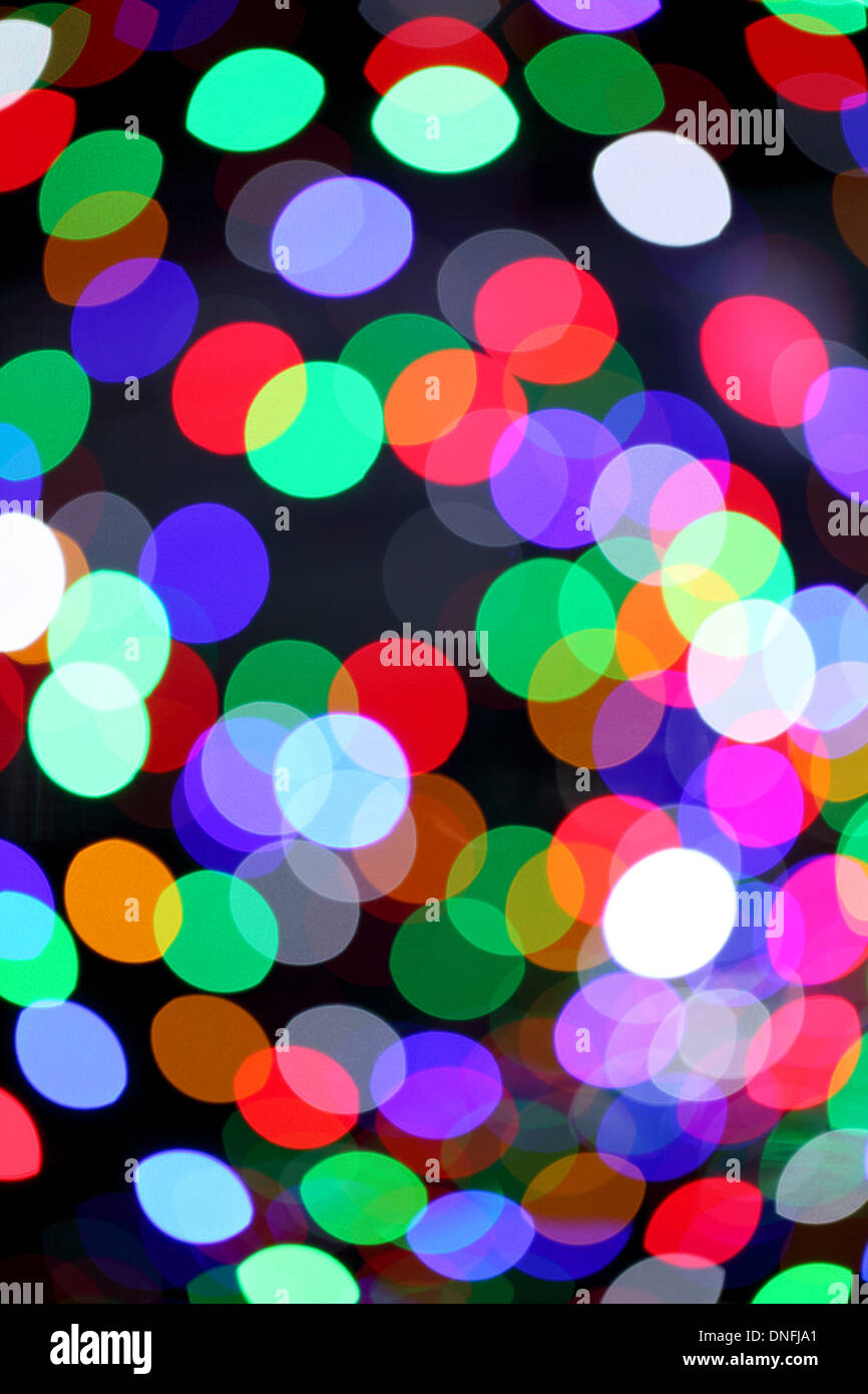 Bunten Bokeh hellen Hintergrund Stockfoto