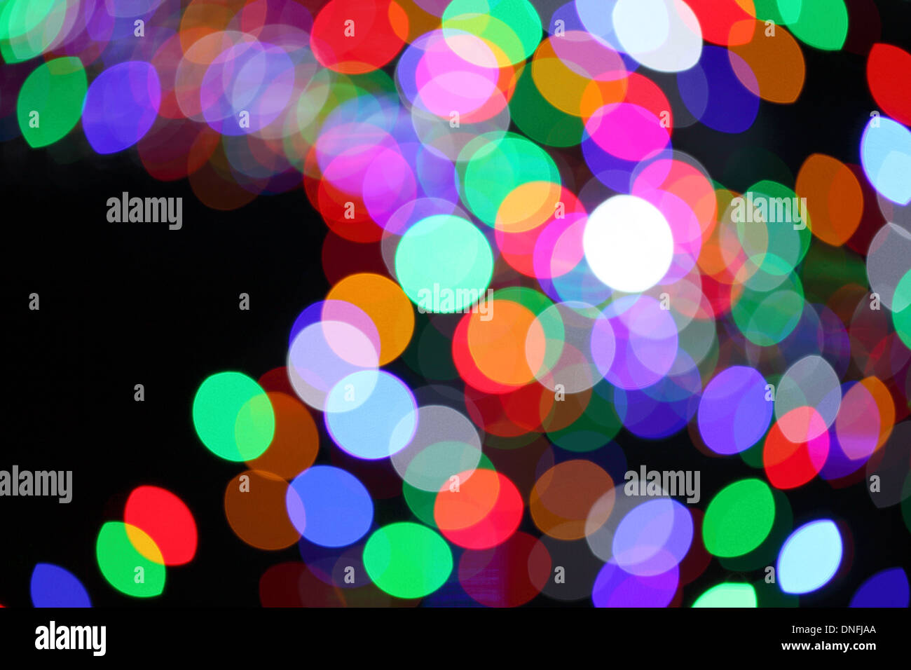 Bunten Bokeh hellen Hintergrund Stockfoto