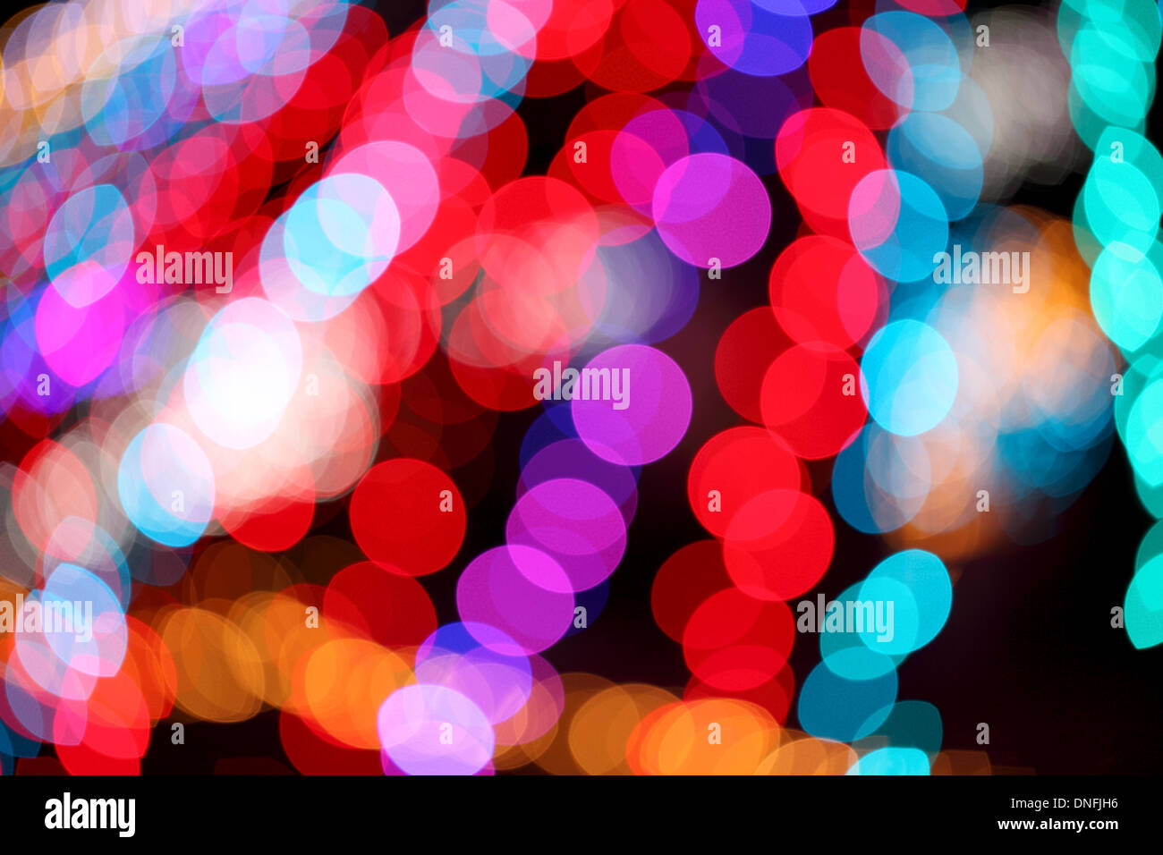 Bunten Bokeh hellen Hintergrund Stockfoto