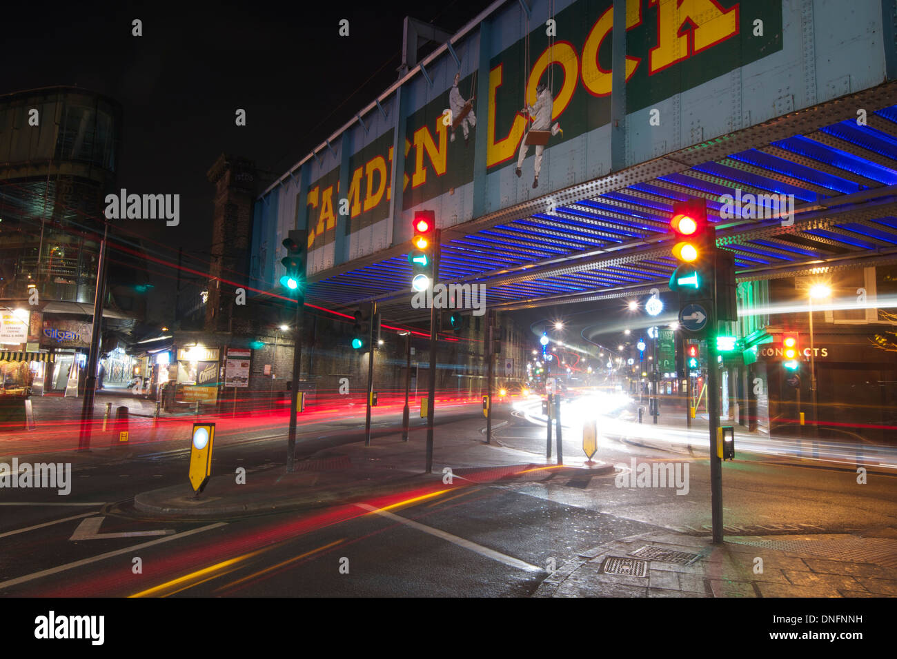 Camden Lock Stockfoto