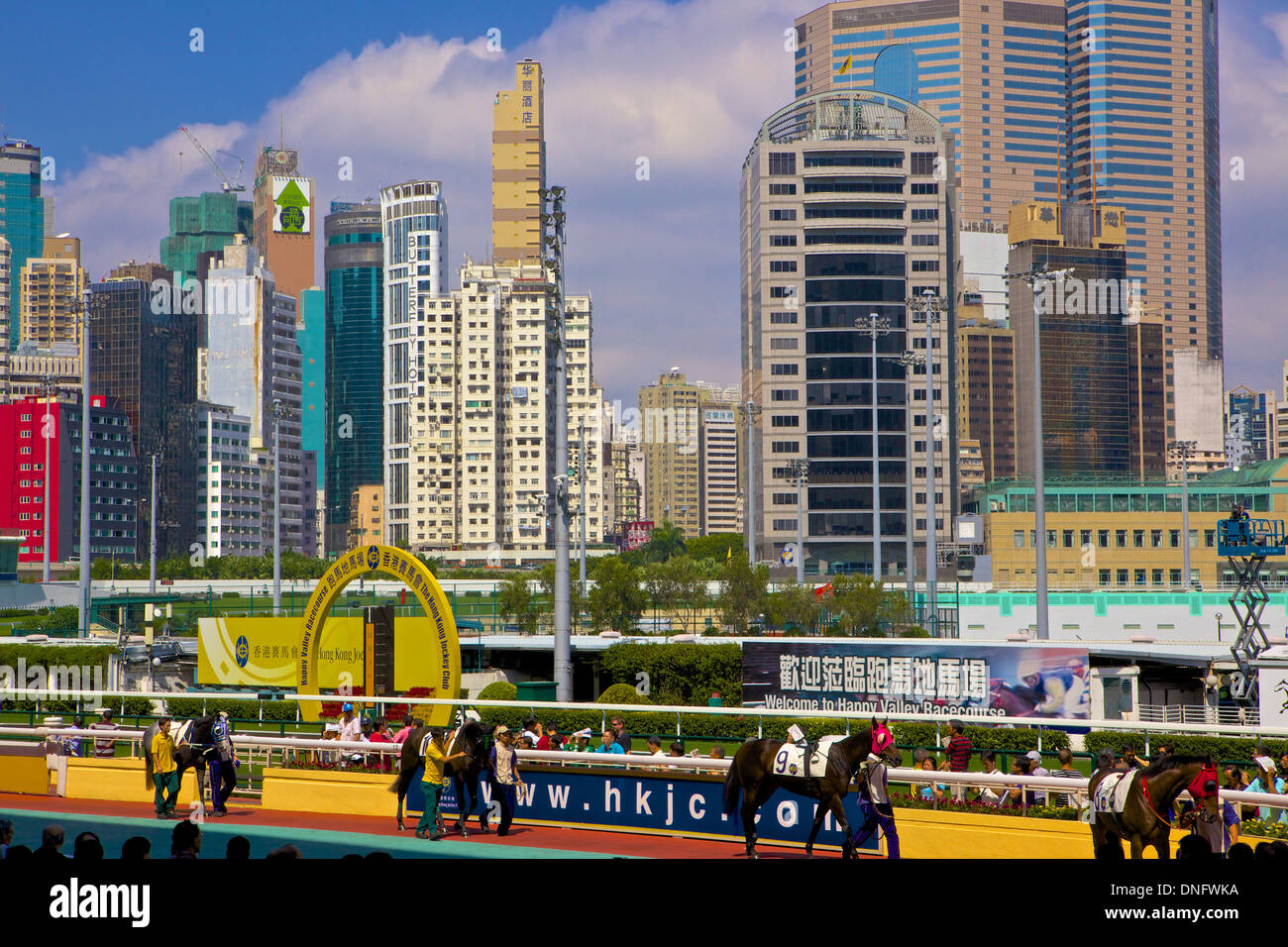 Happy Valley Racecourse, Hong Kong, China Stockfoto