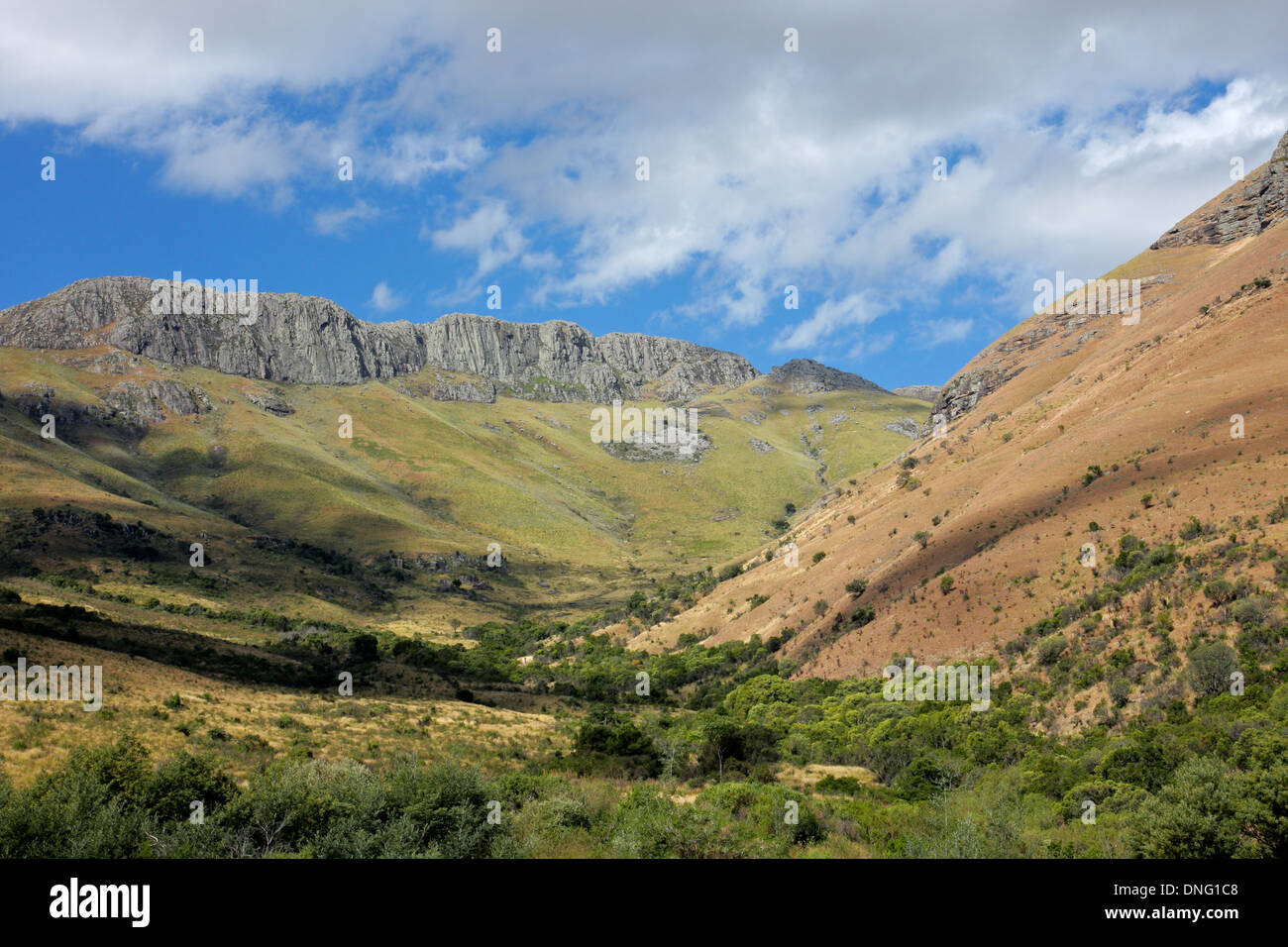 Berglandschaft, Eastern Cape, Südafrika Stockfoto