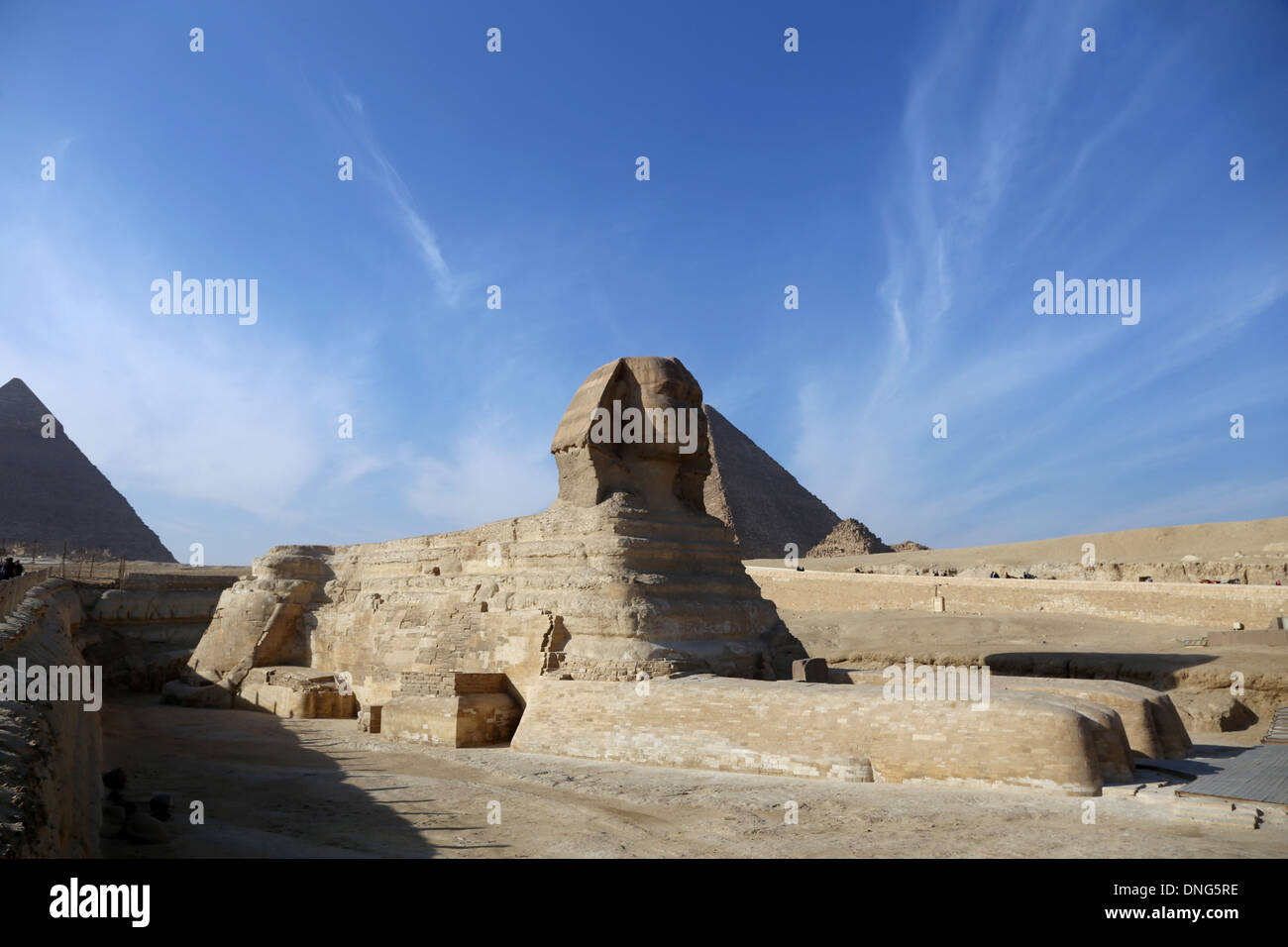 Sphinx von Gizeh Stockfoto