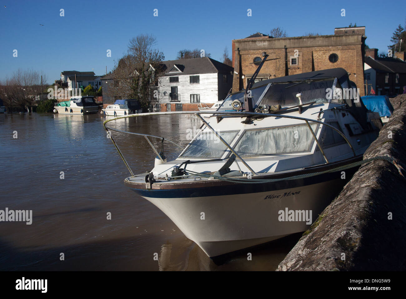 Medway Überschwemmungen Kent-Hochwasser Stockfoto