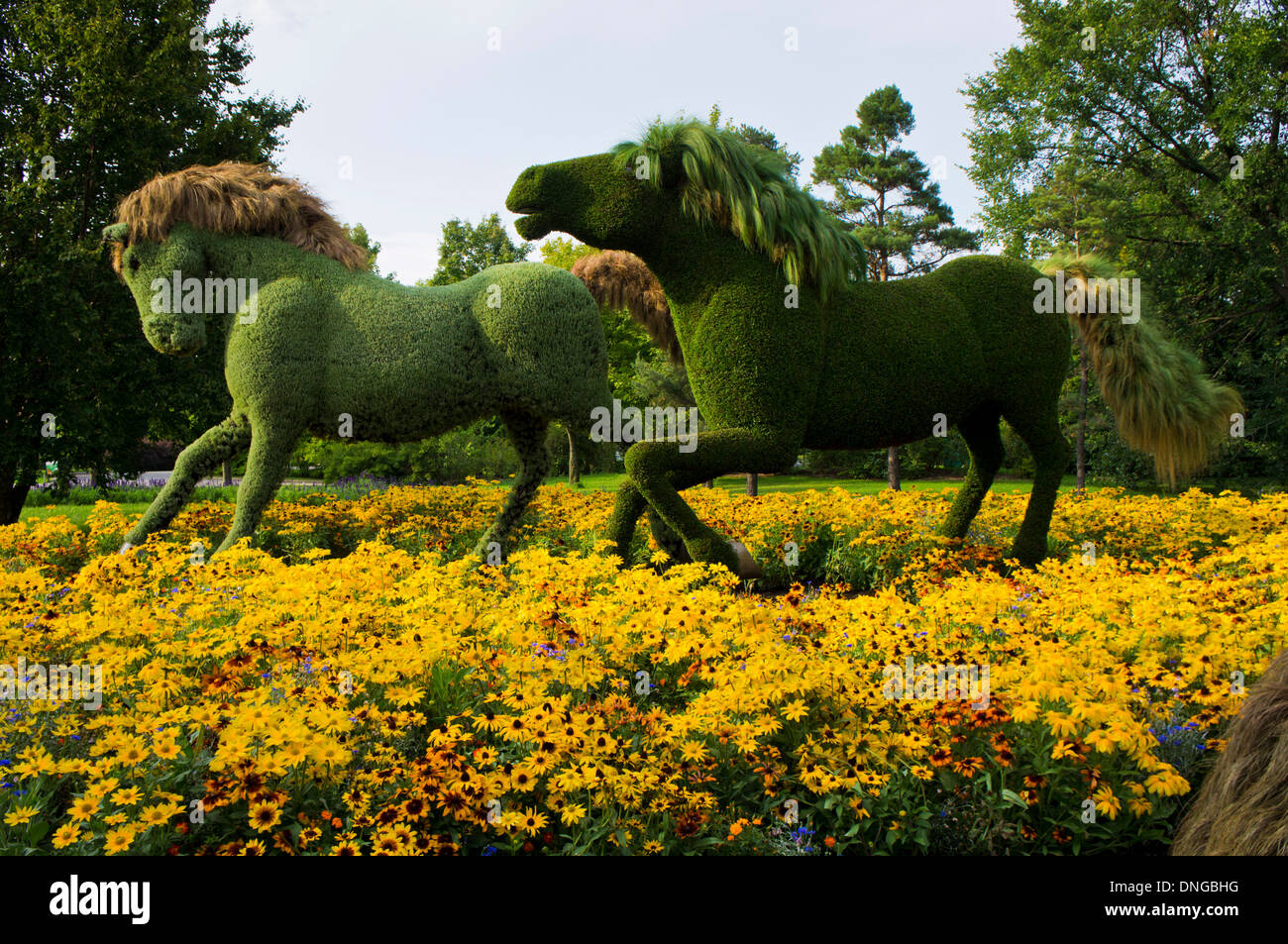 Montreal Botanical Gardens entfernt, Montreal, QC. Stockfoto