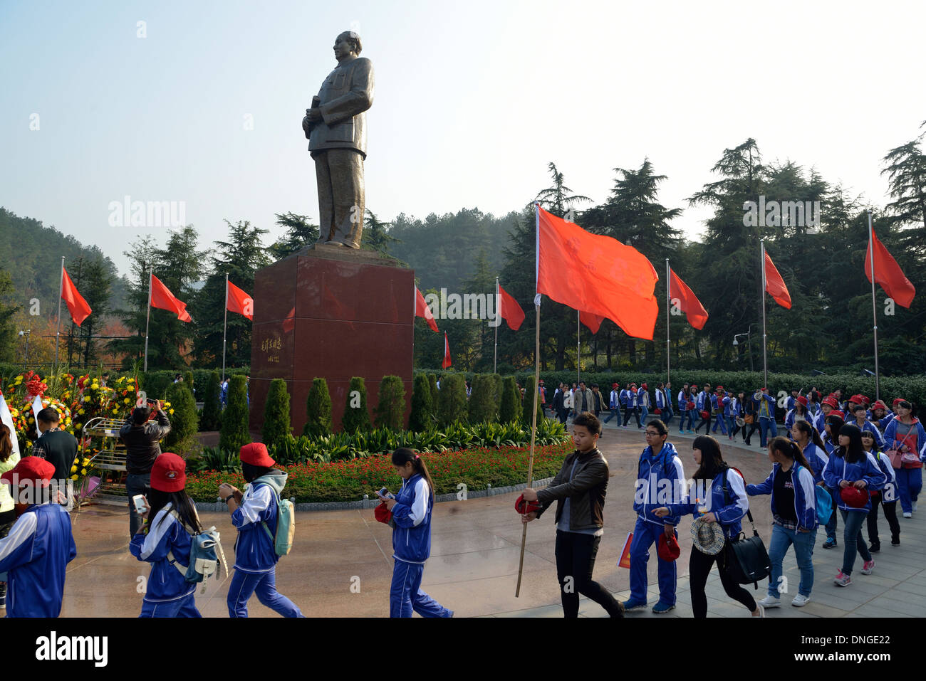 Mao Worship. Stockfoto