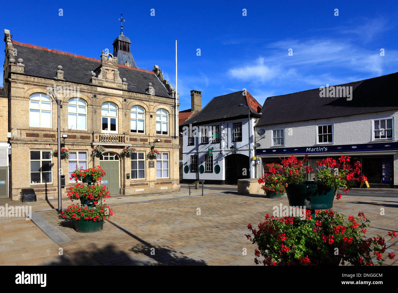 Stadtplatz, Downham Market Town, Norfolk County, England; UK Stockfoto