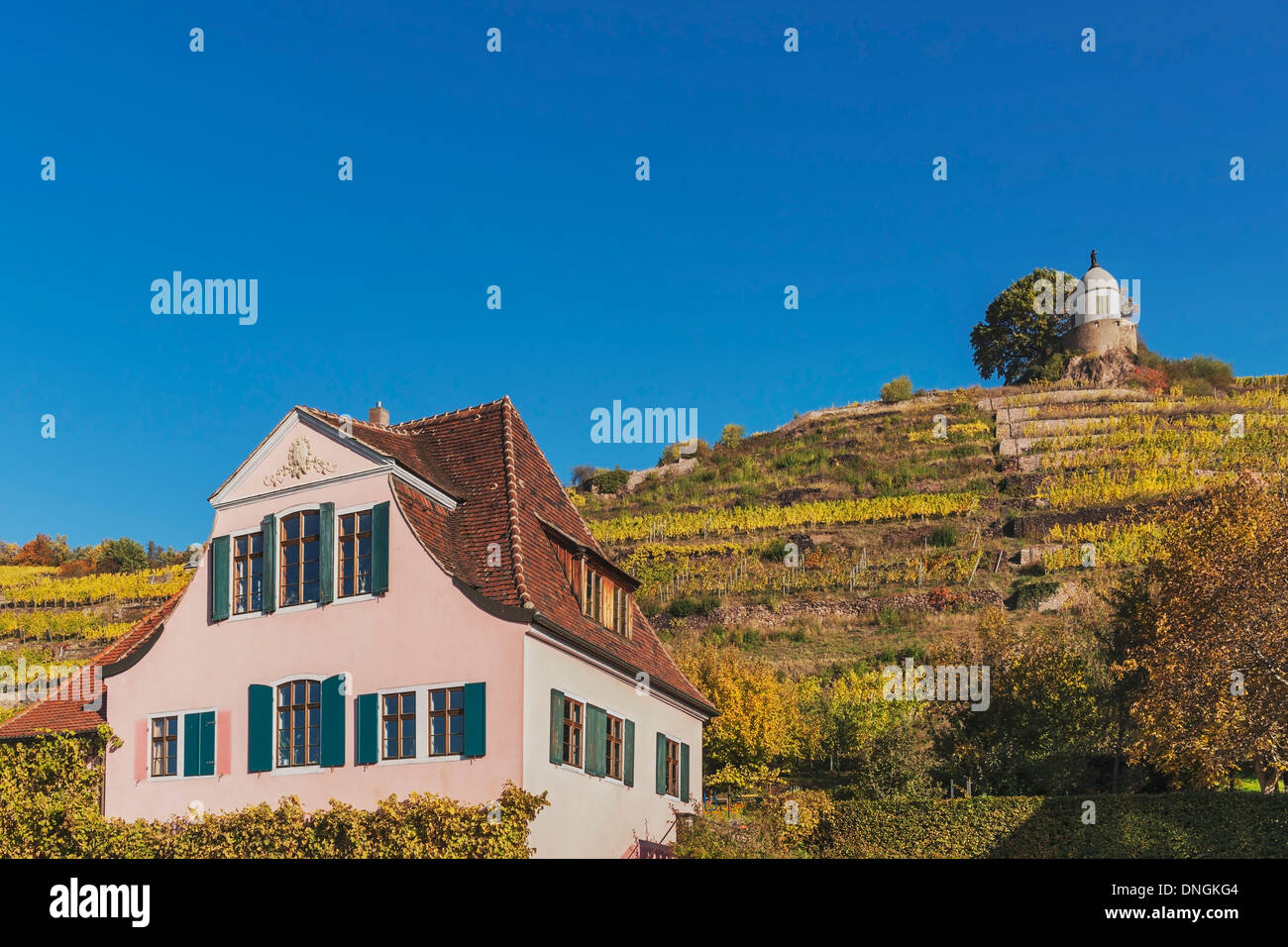 Haus Fliegenwedel ist ein barockes Winzerhaus, Radebeul bei Dresden