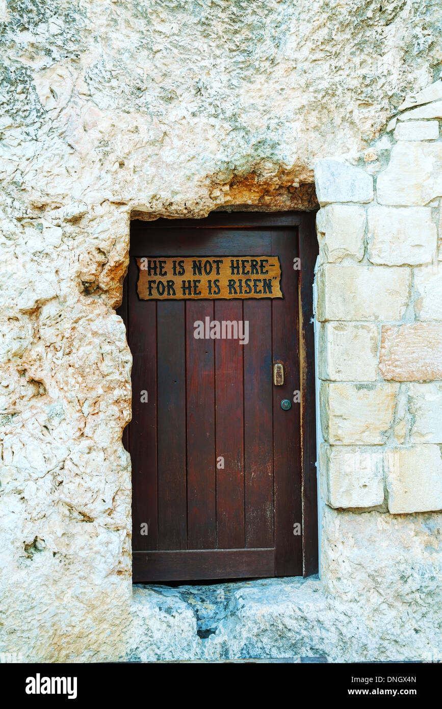 Eingang zum Garten Gethsemane in Jerusalem, Israel Stockfoto