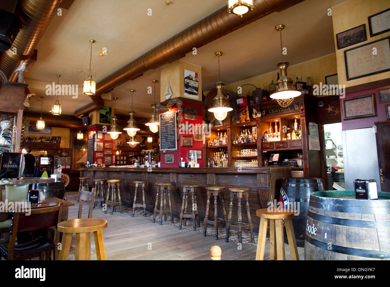 San Sebastian baskischen Land Café bar Restaurant Guipúzcoa Provinz Spanien "Pais Vasco" Stockfoto