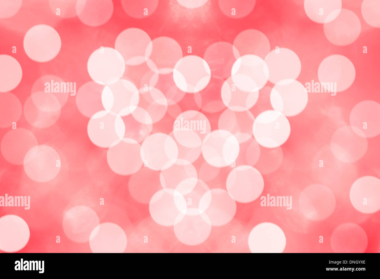 Rosa abstrakte Bokeh Hintergrund mit valentine Stockfoto